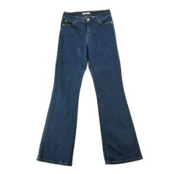 Second life - Levi Strauss spodnie damskie 545 - Jak nowy. Niebieskie spodnie materiałowe damskie Levi's, bez wzorów, z jeansu, casualowe. Za 127.76 zł.
