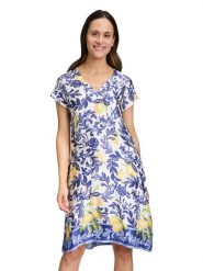 Vera Mont Sukienka w kolorze kremowo-niebieskim rozmiar: 48. Brązowe sukienki damskie Vera Mont, bez wzorów, z wiskozy, bez kołnierzyka, bez ramiączek, mini. Za 173.99 zł.