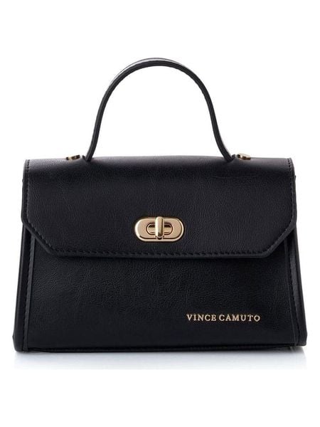 Vince Camuto Torebka "Gela" w kolorze czarnym - 20 x 12,5 x 8 cm rozmiar: onesize. Czarne torebki klasyczne damskie Vince Camuto, bez wzorów, z materiału, bez dodatków. Za 86.99 zł.