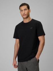 4F T-shirt regular gładki męski (2-pack) - multikolor S. T-shirty męskie 4f, m, bez wzorów, z materiału, bez kołnierzyka. Za 119.99 zł.