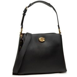 Torebka Coach. Czarne torebki klasyczne damskie Coach, bez wzorów, bez dodatków. Za 1,599.00 zł.