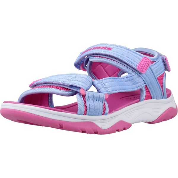 Sandały SKECHERS TREAD SEEKER Niebieski. Niebieskie sandały damskie Skechers, bez wzorów, z syntetyku, bez obcasa. Za 159.99 zł.