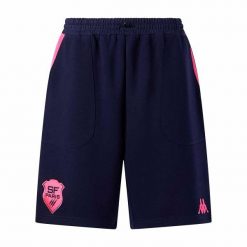 Short Stade Français. Niebieskie szorty męskie Kappa, bez wzorów, sportowe. Za 293.00 zł.