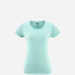 Koszulka damska techniczna MILLET W Hiking Jacquard Ts Ss niebieski. Niebieskie t-shirty damskie Millet, s, bez wzorów, z materiału, bez kołnierzyka. Za 177.60 zł.