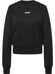 Damska bluza typu crop Hummel LGC Daya. Czarne bluzy sportowe damskie HUMMEL, na wiosnę, xs, bez wzorów, z bawełny, bez ramiączek, długie, bez kaptura. Za 207.50 zł.