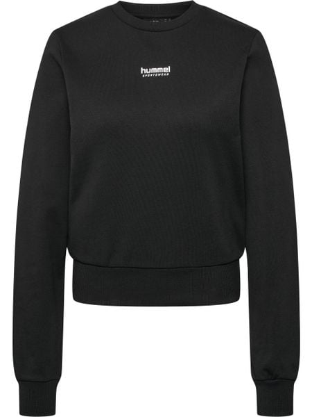 Damska bluza typu crop Hummel LGC Daya. Czarne bluzy sportowe damskie HUMMEL, na wiosnę, xs, bez wzorów, z bawełny, bez ramiączek, długie, bez kaptura. Za 204.05 zł.