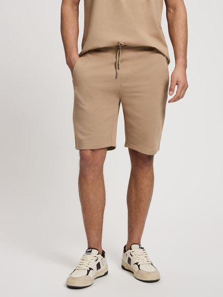 Cross Jeans Szorty w kolorze beżowym rozmiar: L. Brązowe szorty męskie Cross Jeans, bez wzorów, z bawełny. Za 84.01 zł.