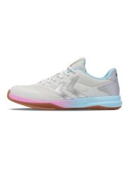 Buty halowe Hummel Dagaz Ltd. Białe buty sportowe na co dzień damskie HUMMEL, bez wzorów, z gumy, do piłki ręcznej. Za 322.70 zł.