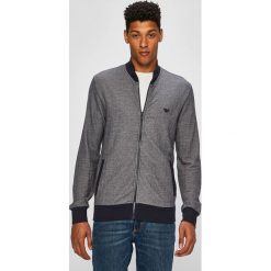 Emporio Armani - Bluza. Niebieskie bluzy bez kaptura męskie Emporio Armani, l, z bawełny. W wyprzedaży za 369.90 zł.