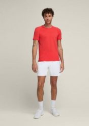 Koszulka Wilson Team. Czerwone t-shirty damskie Wilson, m, bez wzorów, z materiału, bez kołnierzyka. Za 264.00 zł.