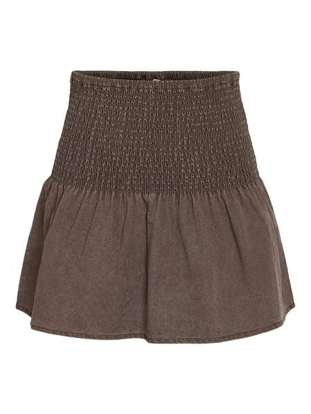 Noisy may Spódnica w kolorze brązowym rozmiar: L. Brązowe spódniczki damskie Noisy may, l, bez wzorów, z bawełny, mini, rozkloszowane. Za 134.95 zł.