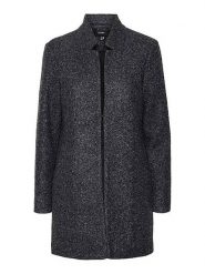 Vero Moda Płaszcz "Katrine" w kolorze antracytowym rozmiar: XL. Czarne płaszcze damskie Vero Moda, xl, bez wzorów. Za 109.78 zł.