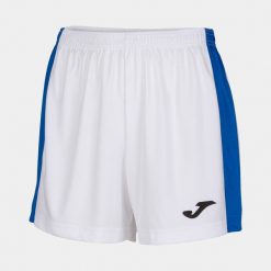Spodenki do piłki nożnej damskie Joma Maxi. Białe szorty damskie Joma, bez wzorów, z materiału. Za 123.50 zł.