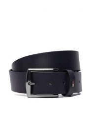 Tommy Hilfiger Pasek Denton 3.5 Ext AM0AM14814 Granatowy. Niebieskie paski męskie Tommy Hilfiger, bez wzorów, ze skóry. Za 209.99 zł.