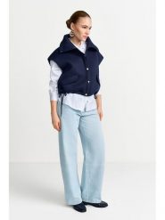 Rich & Royal Kamizelka w kolorze granatowym rozmiar: XL. Niebieskie kamizelki damskie Rich & Royal, xl. Za 294.95 zł.