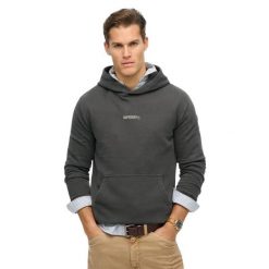Bluza z kapturem i mikro logo Superdry. Brązowe bluzy z kapturem męskie Superdry., l. Za 333.20 zł.
