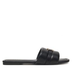 Klapki MEXX. Czarne klapki damskie Mexx, bez wzorów, bez obcasa. Za 139.99 zł.