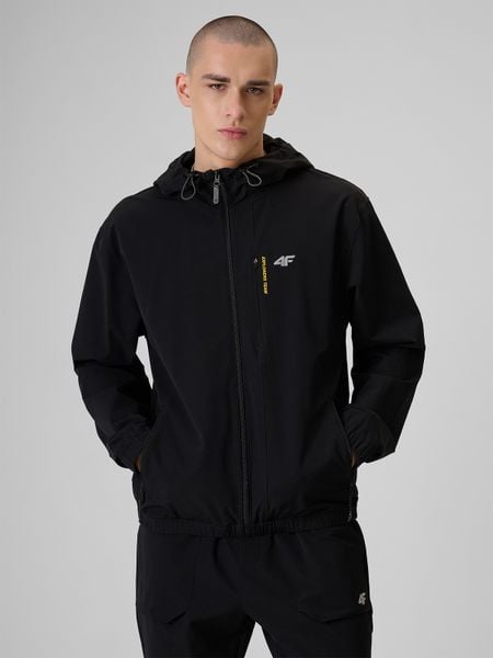 4F Kurtka przejściowa męska - czarna XL. Czarne kurtki męskie 4f, m, bez wzorów, bez kaptura. Za 269.99 zł.