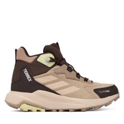 Trekkingi adidas. Brązowe obuwie trekkingowe damskie Adidas. Za 479.99 zł.