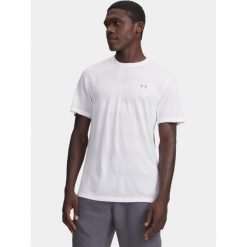 Koszulka do biegania męska Under Armour Velociti. Białe t-shirty sportowe męskie Under Armour, m, bez ramiączek, do biegania. Za 179.99 zł.