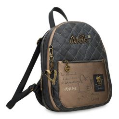 Brązowy Stylowy Damski Plecak Anekke. Brązowe plecaki damskie Anekke, bez wzorów, biznesowe. Za 379.00 zł.