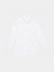 Guess Koszula L3YH04 WE5W0 Biały Regular Fit. Białe koszule chłopięce Guess, z aplikacjami, z bawełny, bez kołnierzyka, bez ramiączek. Za 109.99 zł.