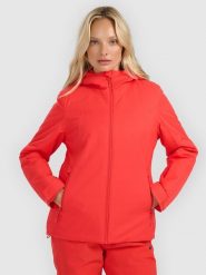 4F Kurtka narciarska membrana 5000 damska - czerwona XS. Czerwone kurtki damskie 4f, m, bez wzorów, z dzianiny, z kapturem, narciarskie. Za 349.99 zł.