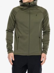 Bluza rozpinana Peak Performance Rider Essentials Zip Hood. Zielone bluzy z kapturem męskie Peak Performance, l, z elastanu. Za 489.49 zł.