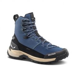 Buty trekkingowe damskie Salewa Puez Winter Mid Powertex. Niebieskie obuwie trekkingowe damskie Salewa. Za 859.99 zł.
