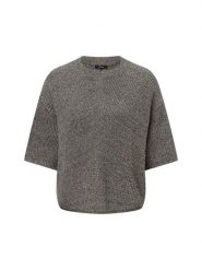 Opus sweter z krótkim rękawem z dzianiny - Paudie Kobiety czarny, 36. Czarne swetry klasyczne damskie Opus, z bawełny, bez kołnierzyka. Za 399.95 zł.