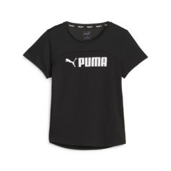 T-shirt treningowy damski PUMA Fit Logo Ultrabreathe. Białe t-shirty damskie Puma, xs, bez wzorów, bez kołnierzyka. Za 75.99 zł.