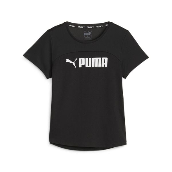 T-shirt treningowy damski PUMA Fit Logo Ultrabreathe. Białe t-shirty damskie Puma, xs, bez wzorów, bez kołnierzyka. Za 75.99 zł.
