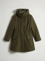 Woolrich Parka "Authentic 3in1" w kolorze khaki rozmiar: S. Brązowe parki damskie Woolrich, s, bez wzorów. Za 2,987.10 zł.