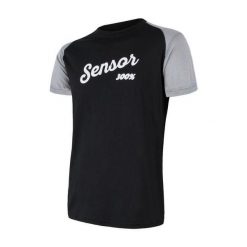 SENSOR Termoaktywna koszulka męska MERINO ACTIVE PT TEE SS-S-Grafitowy. Szare bielizna termoaktywna męska Sensor, l, z materiału, bez ramiączek, do biegania. Za 104.90 zł.
