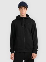 4F Bluza dresowa rozpinana z kapturem męska - czarna XXL. Czarne bluzy z kapturem męskie 4f, m, z dresówki. Za 159.99 zł.