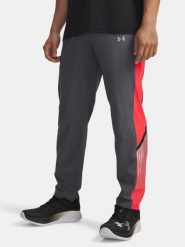 Męskie spodnie sportowe Under Armour UA Velociti Storm Pant-GRY. Czerwone spodnie sportowe męskie Under Armour, z materiału. Za 338.81 zł.