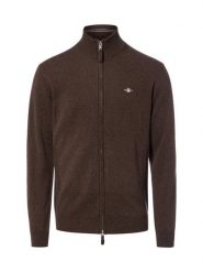 Gant sweter z wełny jagnięcej Mężczyźni Wełna brązowy, L. Brązowe swetry męskie Gant, l, bez wzorów, z wełny, bez kołnierzyka. Za 799.95 zł.