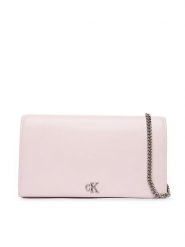 Calvin Klein Torebka Ck Wallet On Chain LV04F3319G Bordowy. Czerwone torebki wieczorowe CALVIN KLEIN, bez wzorów, ze skóry, wizytowe, bez kołnierzyka, bez ramiączek. Za 409.99 zł.