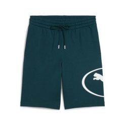 Szorty Puma Sport Graphic 9. Zielone szorty męskie Puma, bez wzorów, sportowe. Za 196.50 zł.