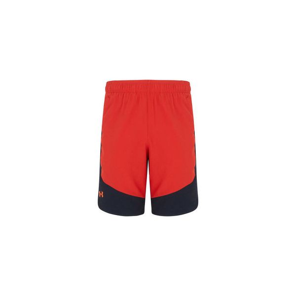 Krótka koszulka Under Armour HIT WOVEN COLORBLOCK STS. Czerwone szorty męskie Under Armour, s, z materiału, na fitness i siłownię. Za 175.20 zł.