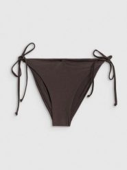 4F Dół od bikini damski - brązowy S. Brązowe bikini damskie 4f, bez wzorów. Za 49.99 zł.