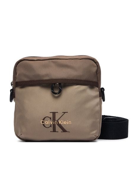 Calvin Klein Saszetka Bold Clrblk Square Crossobdy LV04D3519G Brązowy. Brązowe saszetki męskie CALVIN KLEIN, z materiału. Za 289.99 zł.