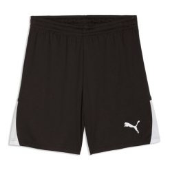 Szorty Puma Liga 26. Białe szorty damskie Puma, z materiału, bez kołnierzyka. Za 98.43 zł.