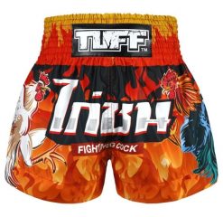 Spodenki treningowe TUFF Fighting Rooster L. Brązowe szorty damskie TUFF, bez wzorów, z materiału, biznesowe. Za 149.00 zł.