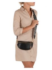 Lia Biassoni Skórzana torebka "Irpino" w kolorze czarnym - 23 x 12 x 2 cm rozmiar: onesize. Czarne torebki klasyczne damskie Lia Biassoni, bez wzorów, z materiału, bez dodatków. Za 209.33 zł.