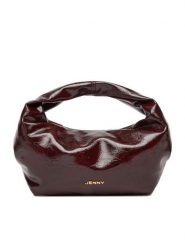 JENNY Torebka C-JEN-S-002-08 Bordowy. Czerwone torebki klasyczne damskie Jenny, bez wzorów, z materiału, bez dodatków. Za 129.99 zł.
