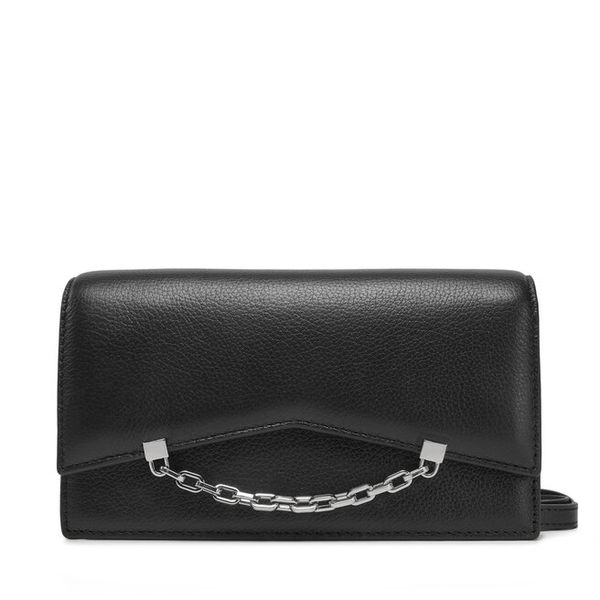 Torebka KARL LAGERFELD. Czarne listonoszki damskie Karl Lagerfeld, bez wzorów, bez dodatków. Za 559.99 zł.