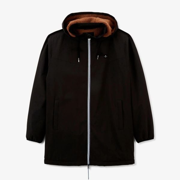 Parka Serge Blanco. Czarne parki damskie SERGE BLANCO, l, bez wzorów, z dresówki. Za 569.50 zł.