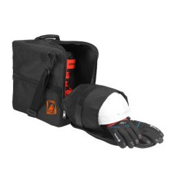 Pokrowiec torba na buty kask i akcesoria – Snowsport Prestige Boot&Helmet Bag. Czarne torby męskie na ramię SNOWSPORT, bez wzorów, z gumy, na ramię, duże. Za 99.00 zł.