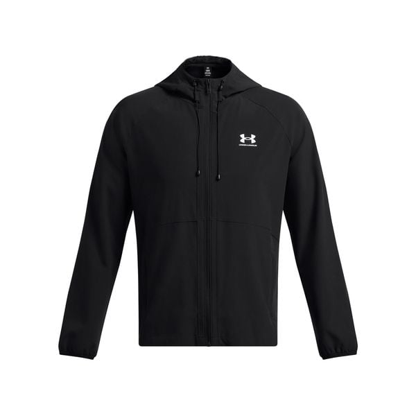 Kurtka przeciwdeszczowa Under Armour Stretch Woven. Białe kurtki męskie Under Armour, m, bez wzorów, z materiału, bez kaptura. Za 335.00 zł.